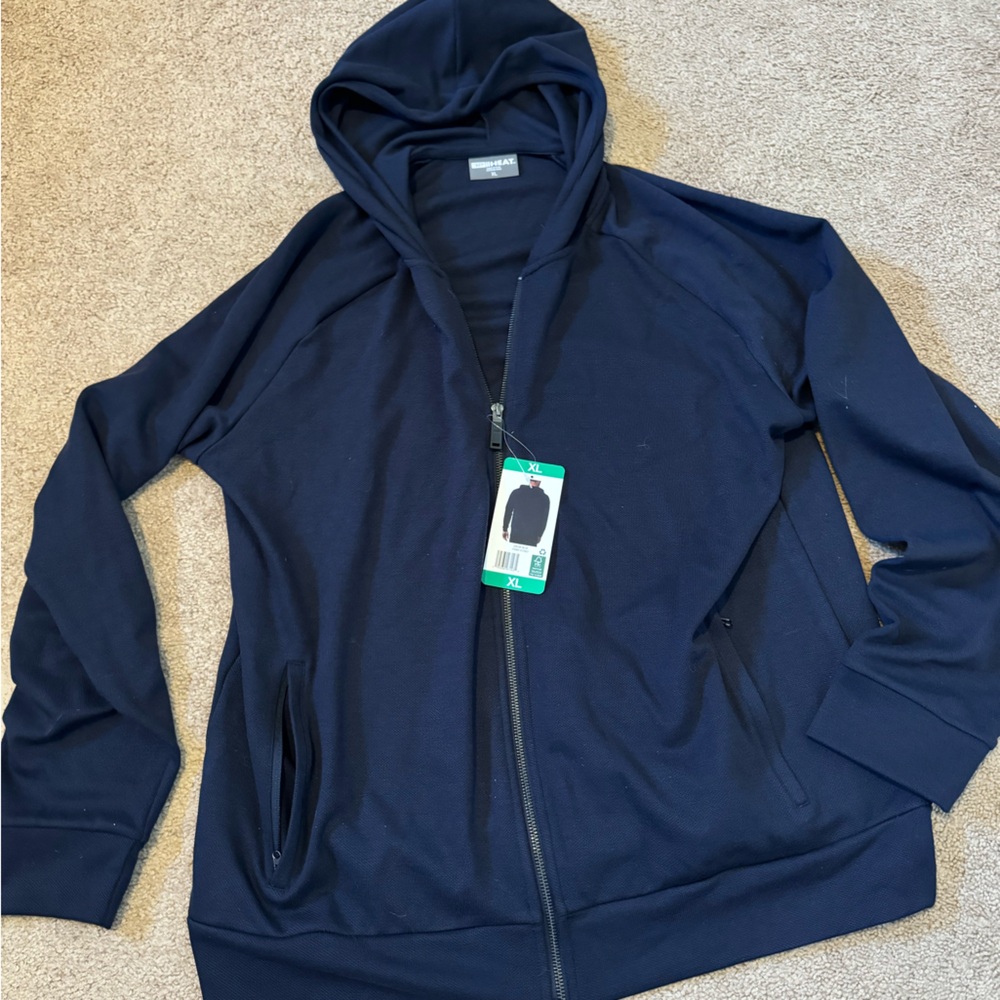 32 Degrees Dark Blue Full-Zip Jacket Men’s XL